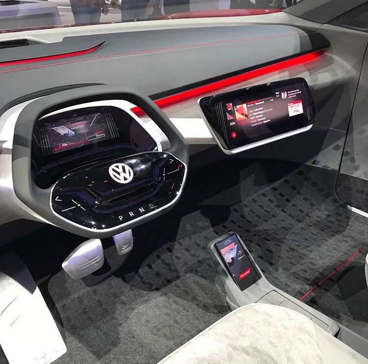 The Volkswagen I.D Crozz interior
