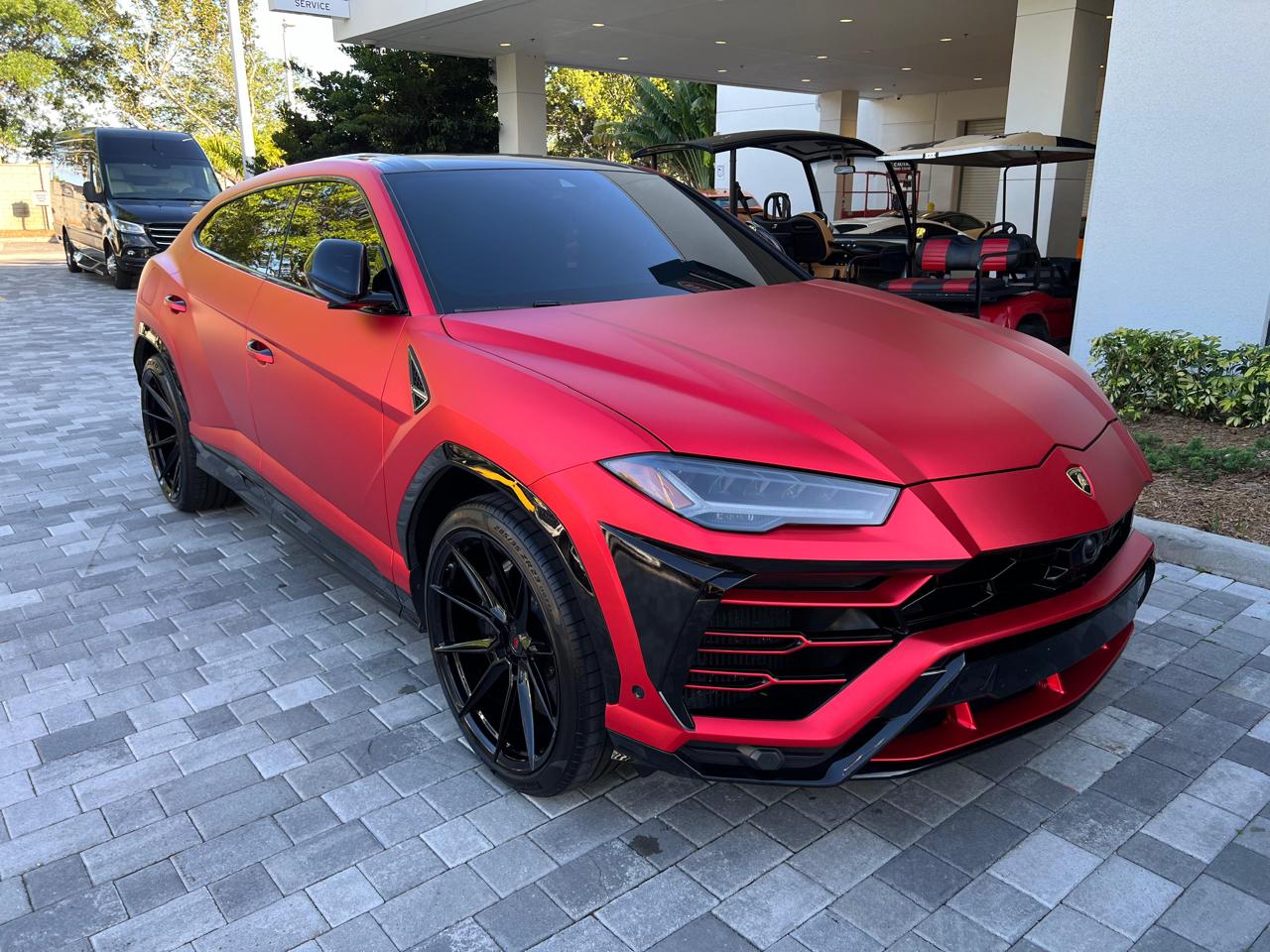 Red Matte Lamborghini Urus 