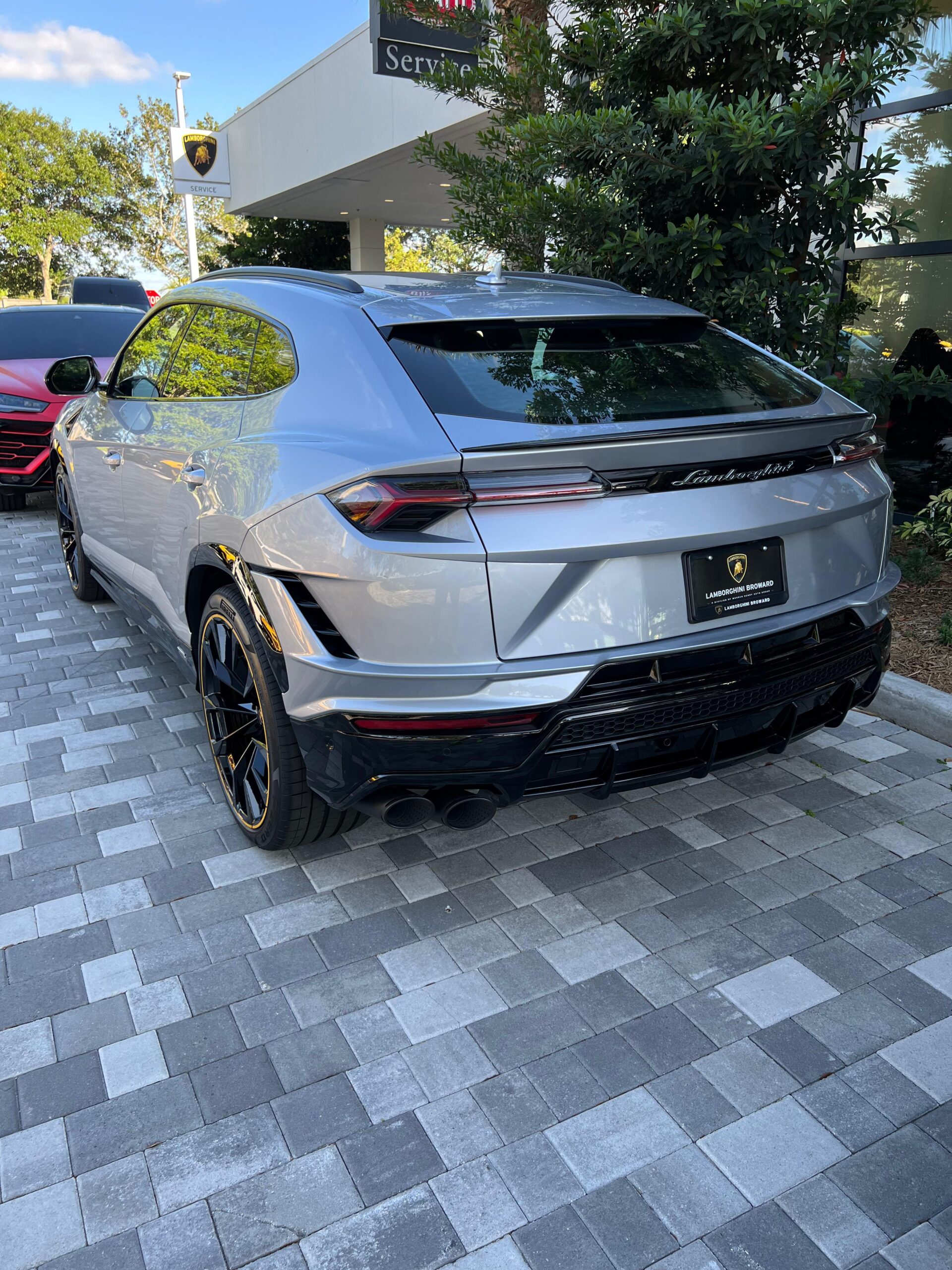 Grey Lamborghini Urus S 
