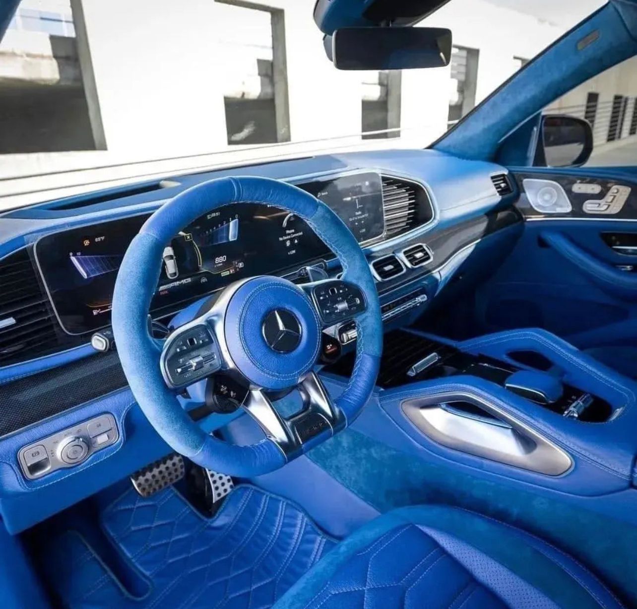 Interior of Mercedes GLE 63s AMG