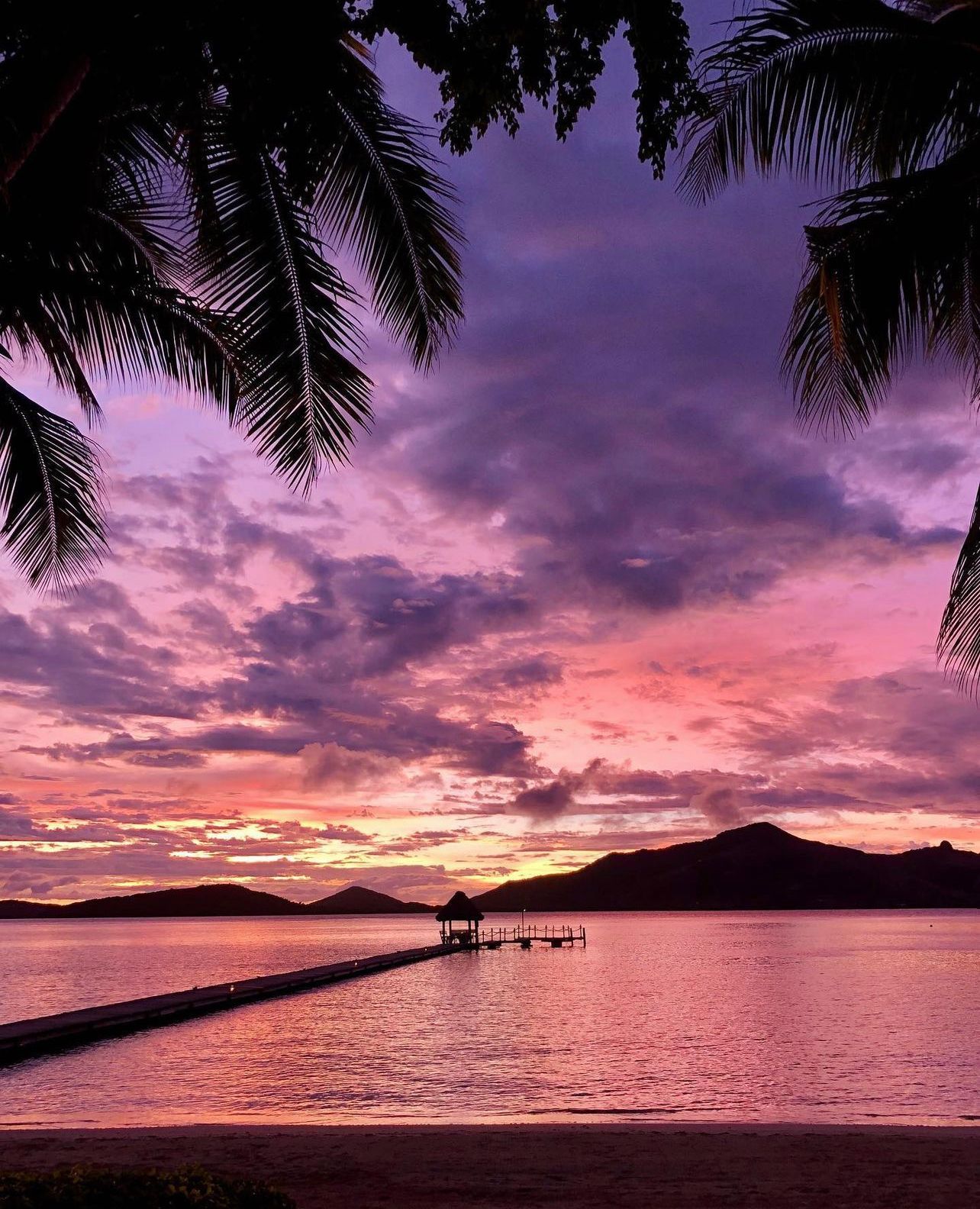 Sunset at Turtle Island Resort, Fiji